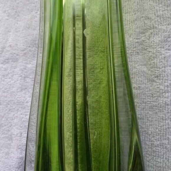 FURTHER REDUCED Vintage European Swung Glass Tall Vase c 1950s/1960s - Picture 4 of 5